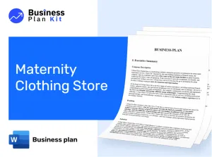 Maternity Clothing Store Business Plan Example