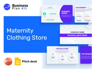 Maternity Clothing Store Pitch Deck Example