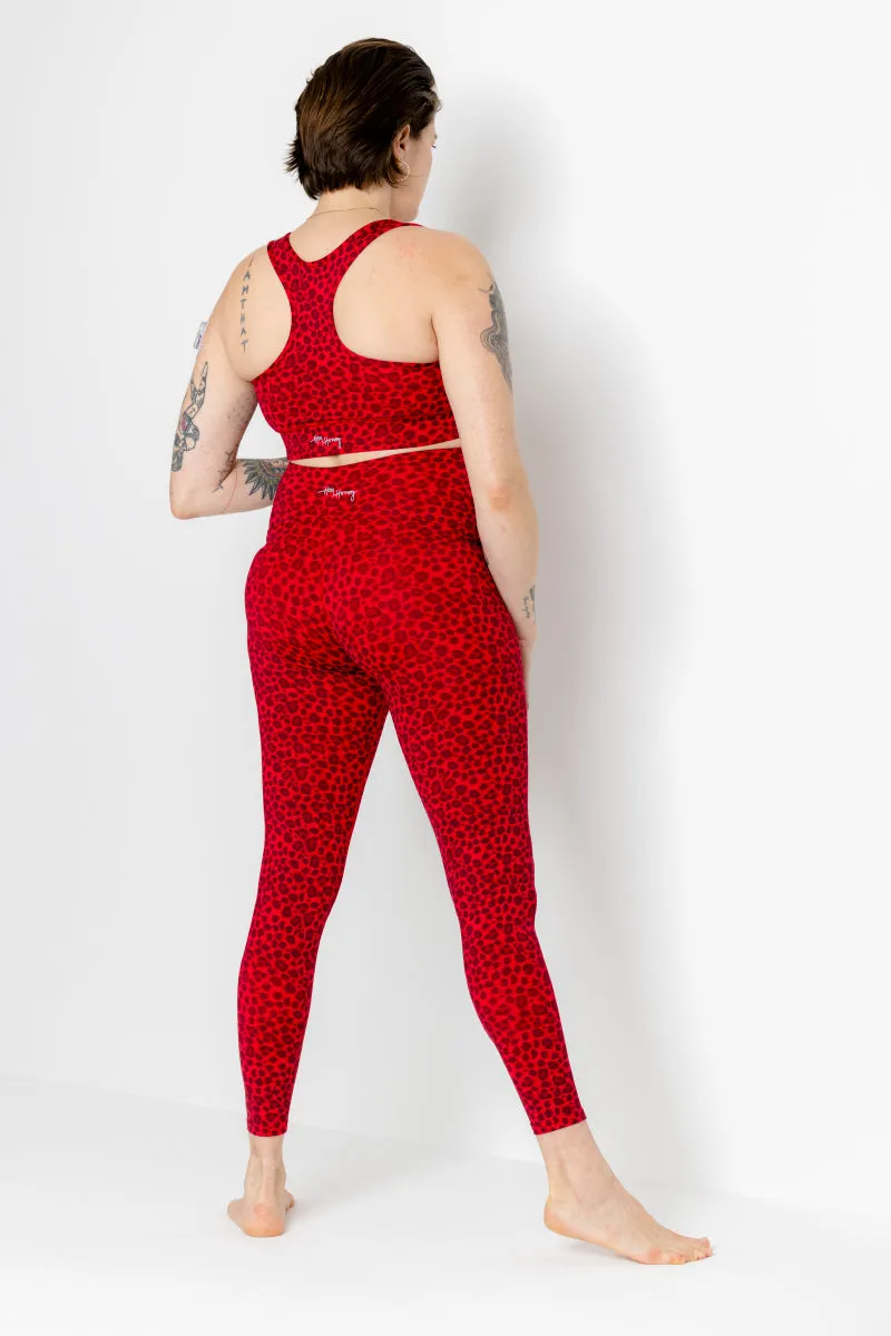 Maternity Leggings Leo Red