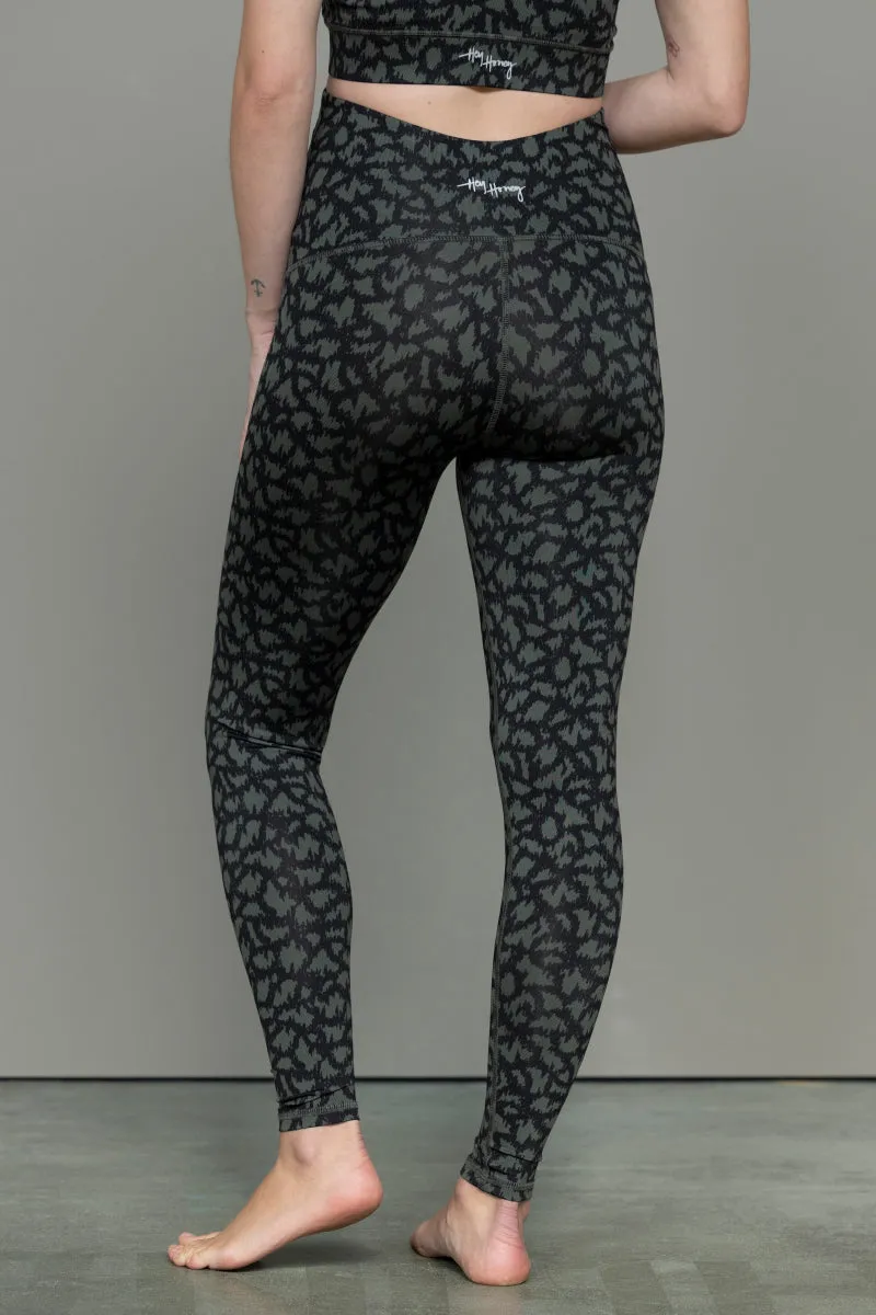 Maternity Leggings Safari Pine