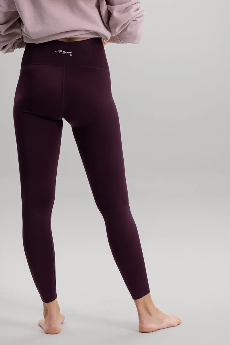 Maternity Leggings Wine
