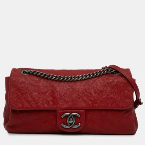 Medium Quilted Caviar Easy Flap