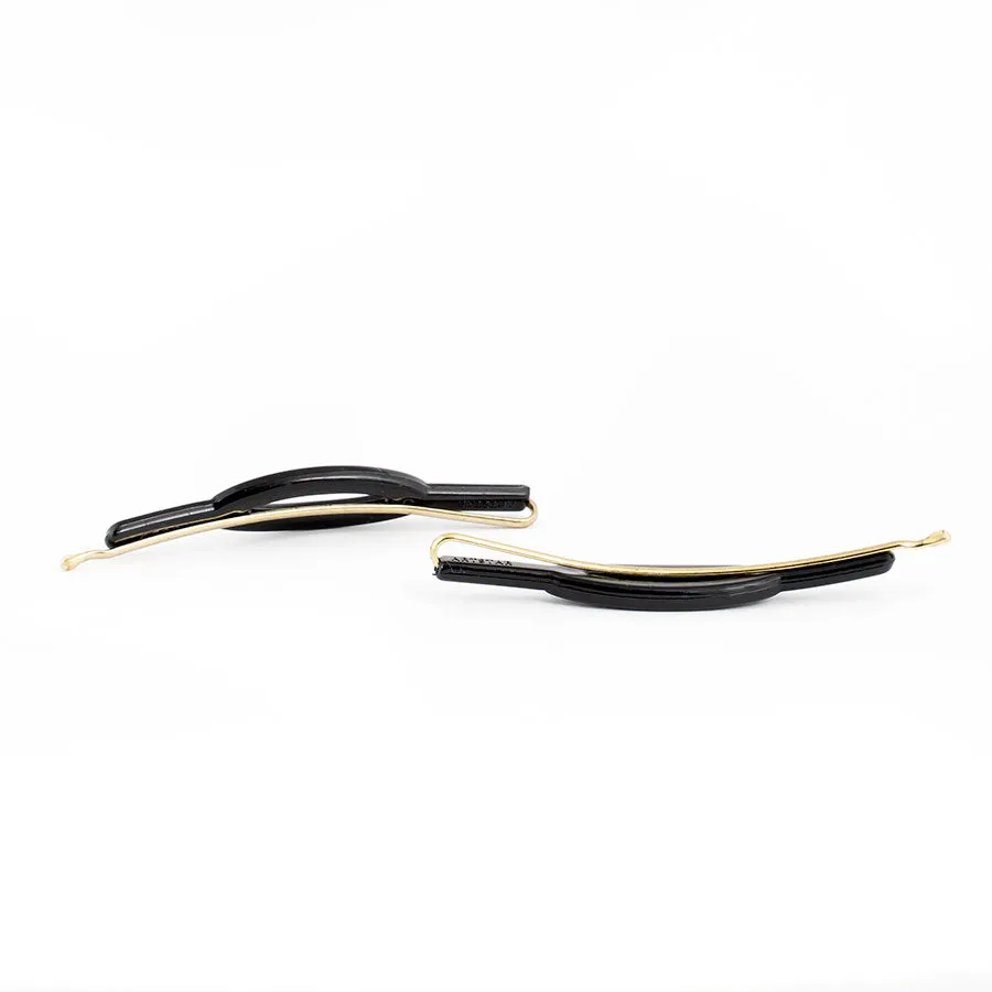 Medium Side Hair Clip Pin Oval Style - Pair