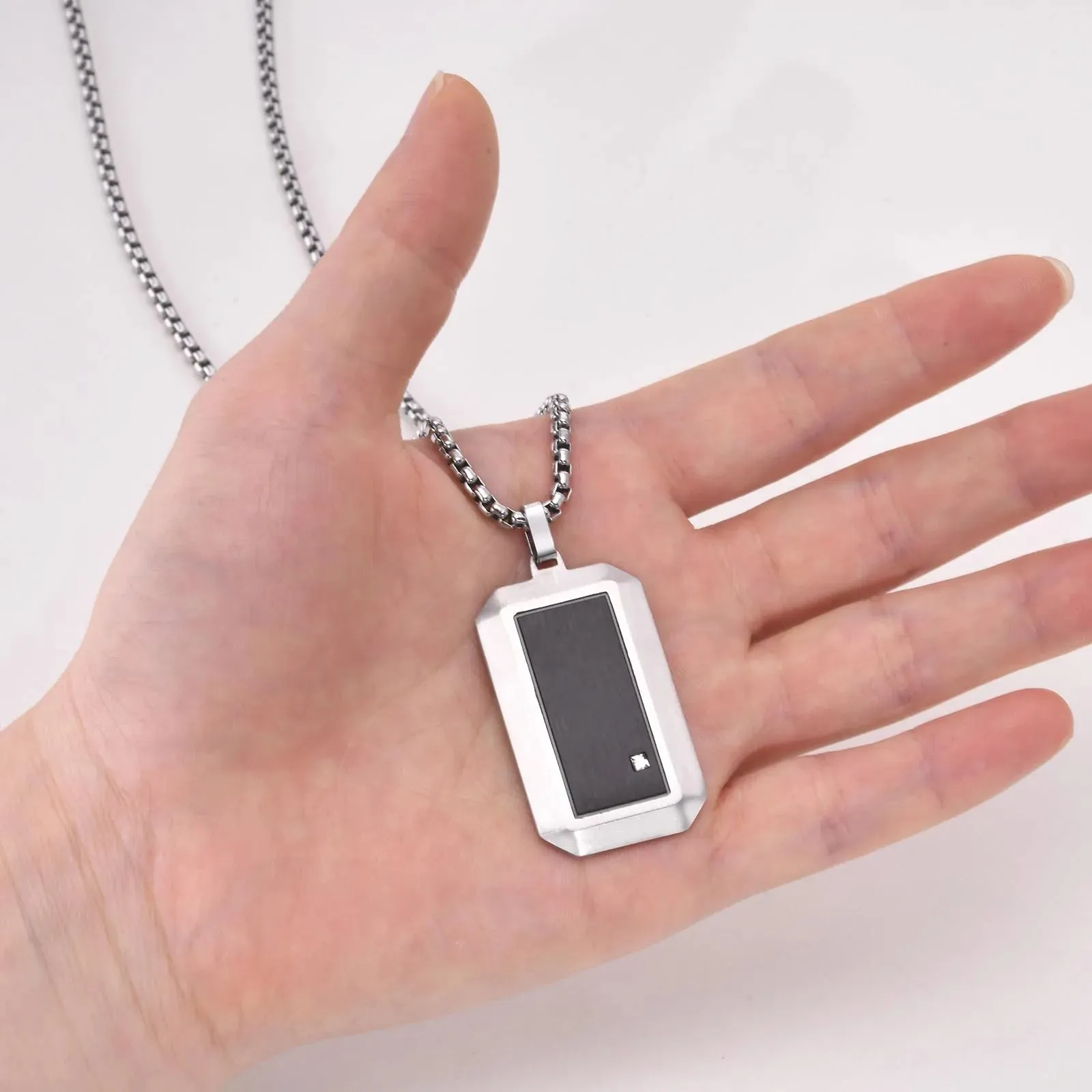 Men's Dog Tag Pendant Necklaces