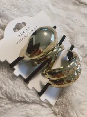 Metal Ponytail Hair Ties- More Colors