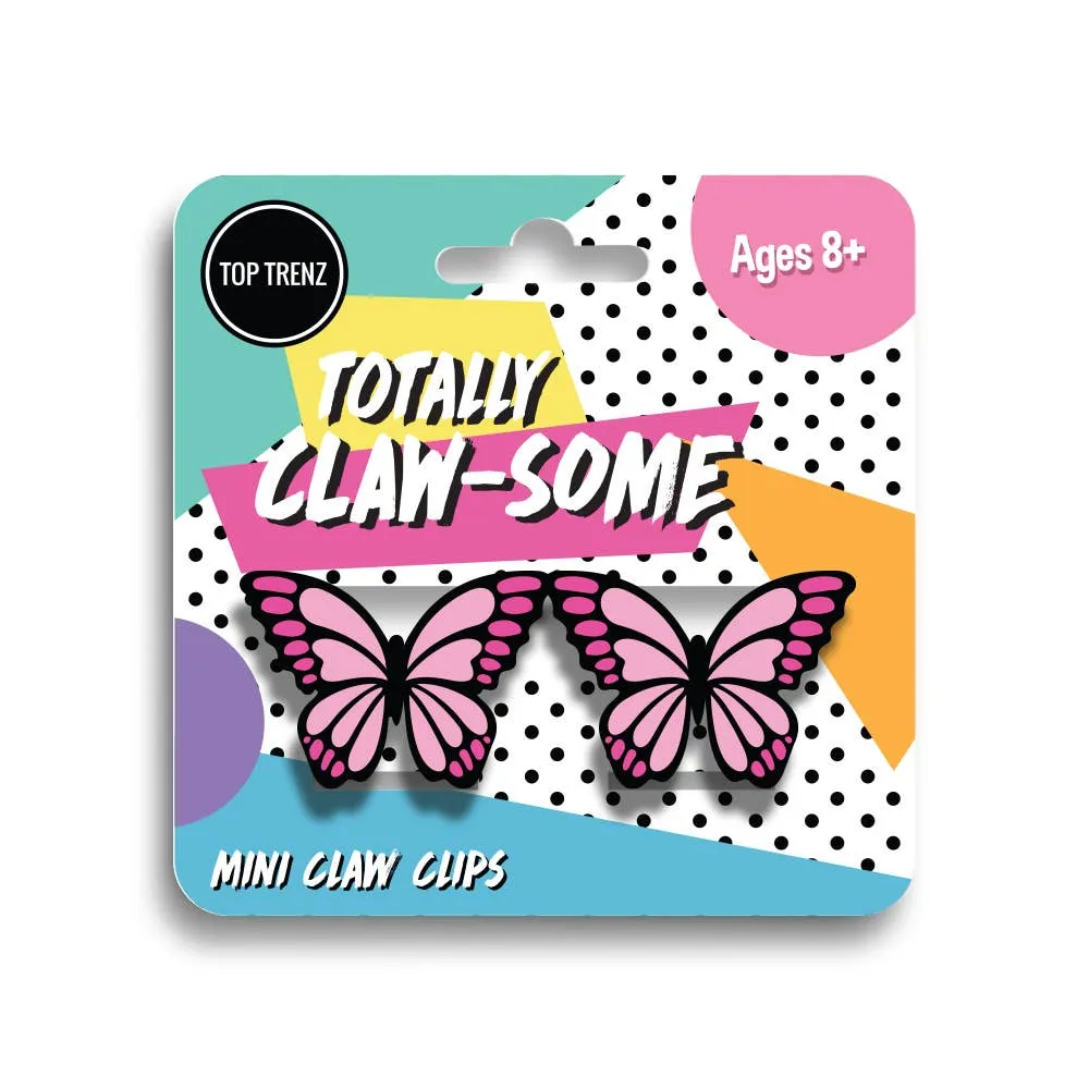 Mini Butterfly Claw Clips