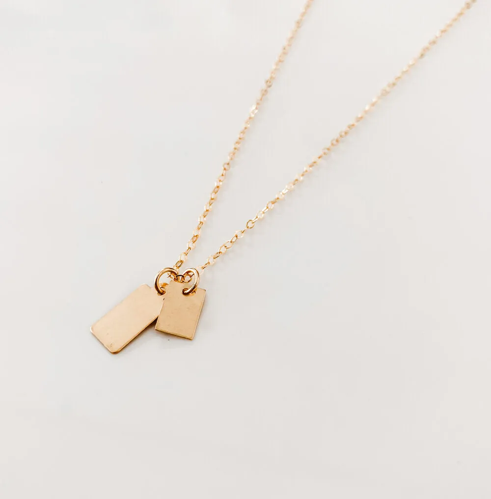 MINI RECTANGLES NECKLACE