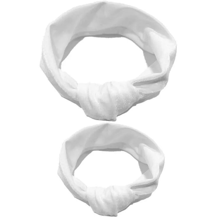Modern  Mother & Baby Headbands Kids Girl Bow With Rabbit ear Print Floral Hair Bands Parent-Child Hair Accessories