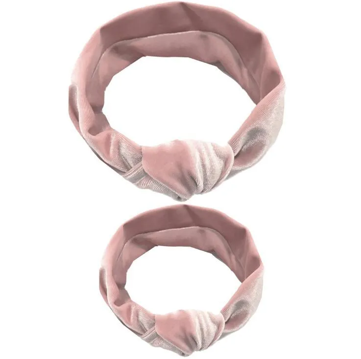 Modern  Mother & Baby Headbands Kids Girl Bow With Rabbit ear Print Floral Hair Bands Parent-Child Hair Accessories