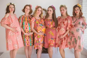 Mommies in Rosegold Shift Dresses