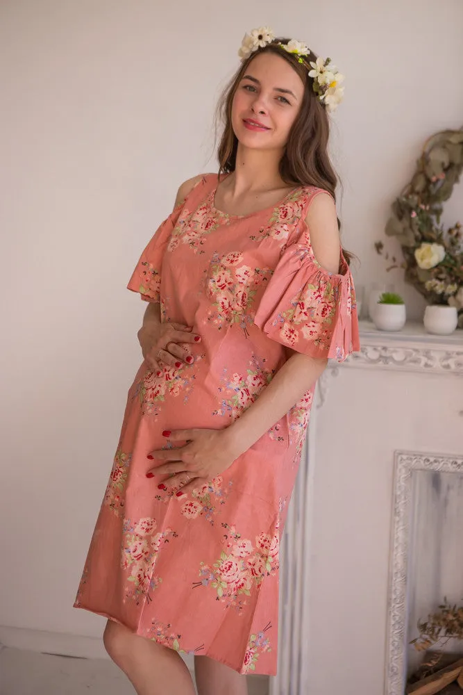 Mommies in Rosegold Shift Dresses