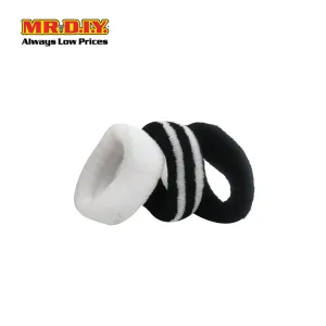 (MR.DIY) Fluffy Elastic Hair Ties Bands (3pcs)