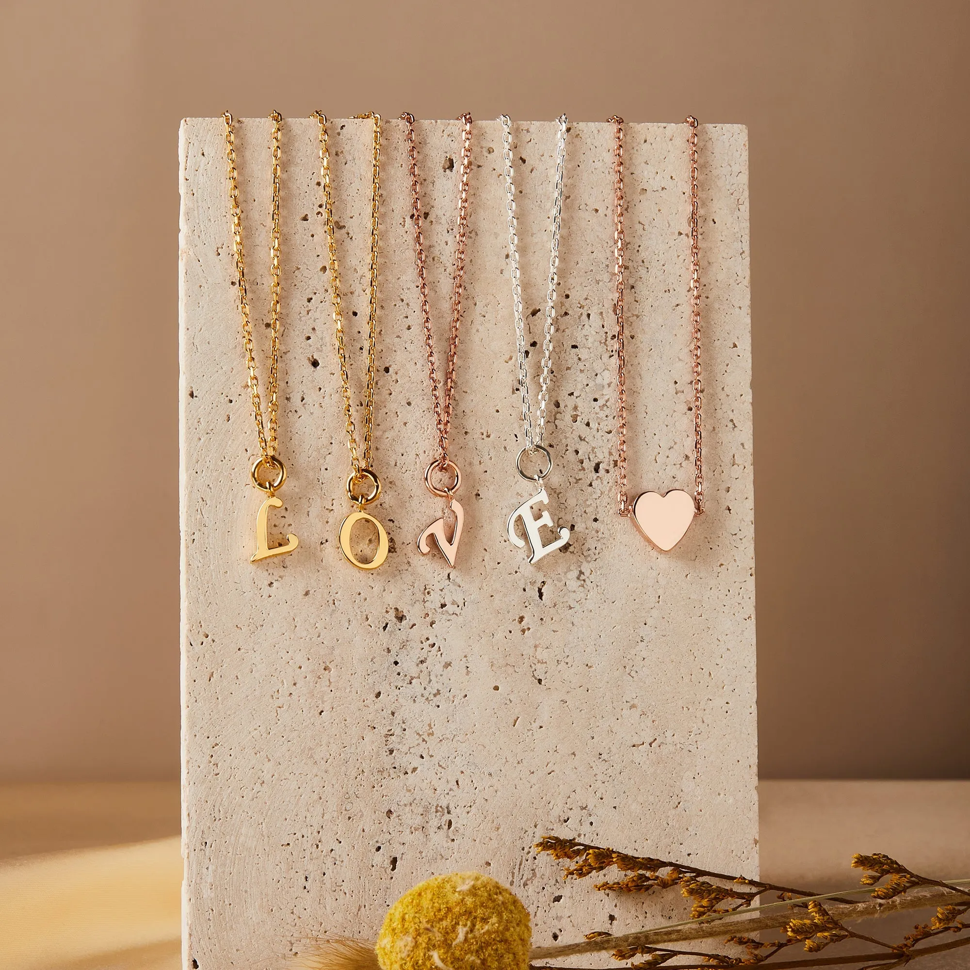 Mysha Personalized Letter Pendant