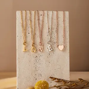 Mysha Personalized Letter Pendant