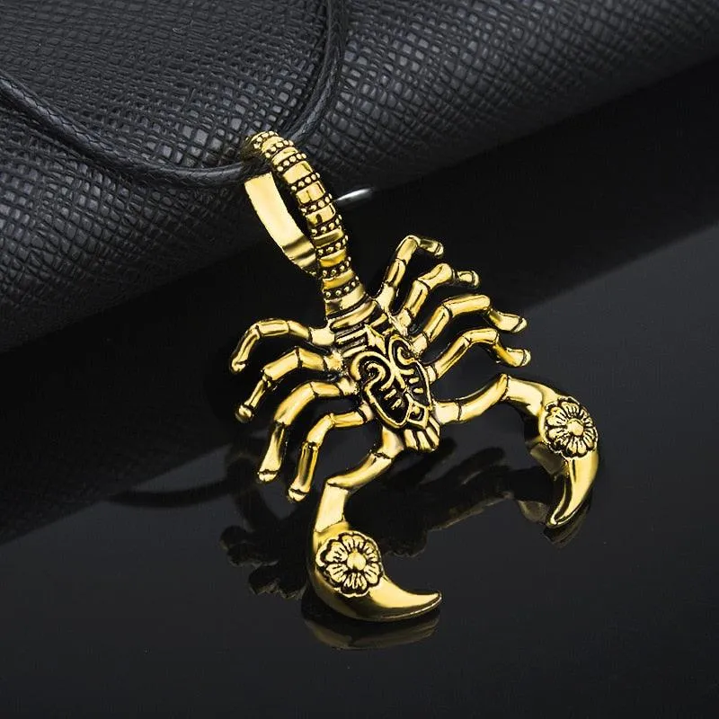 Necklace Scorpion King Rope Clavicle Long Chain Charm