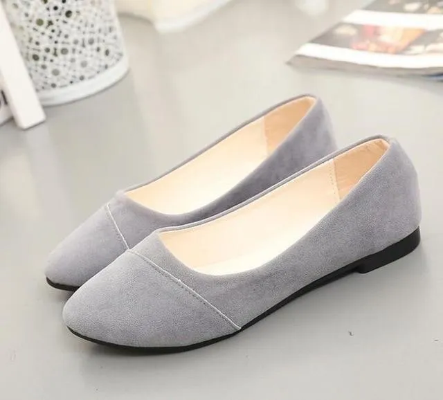 new flat single shoes female  work shoes round head women's shoes
