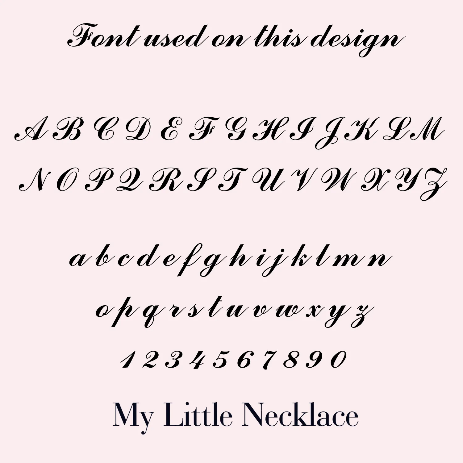 Offer Personalized Classic Name Necklace