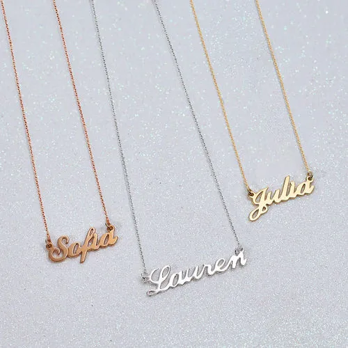 Offer Personalized Classic Name Necklace