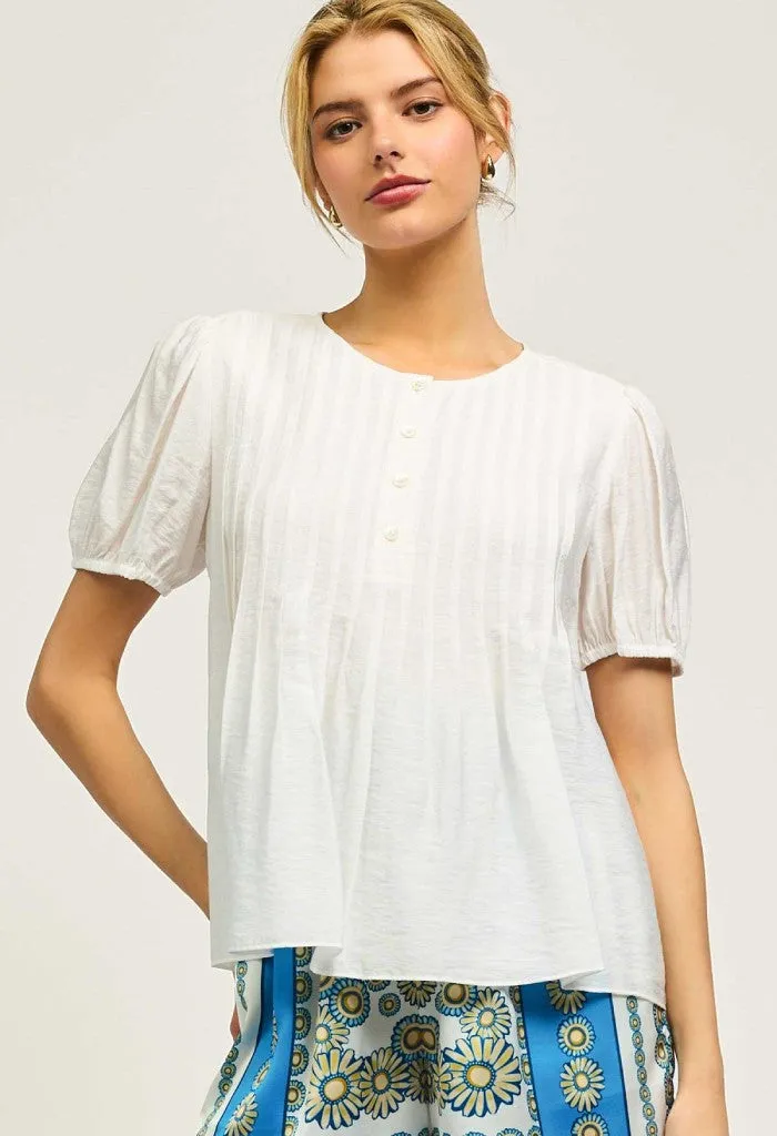 Olivia Blouse-White