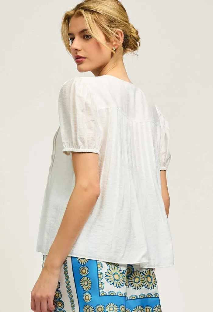 Olivia Blouse-White