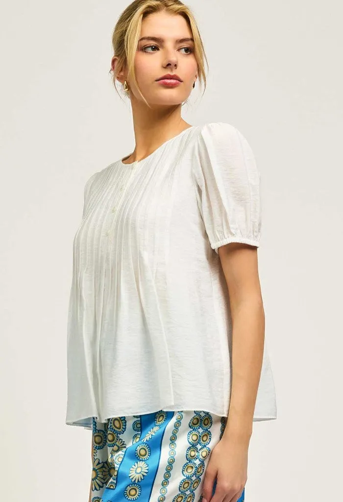 Olivia Blouse-White
