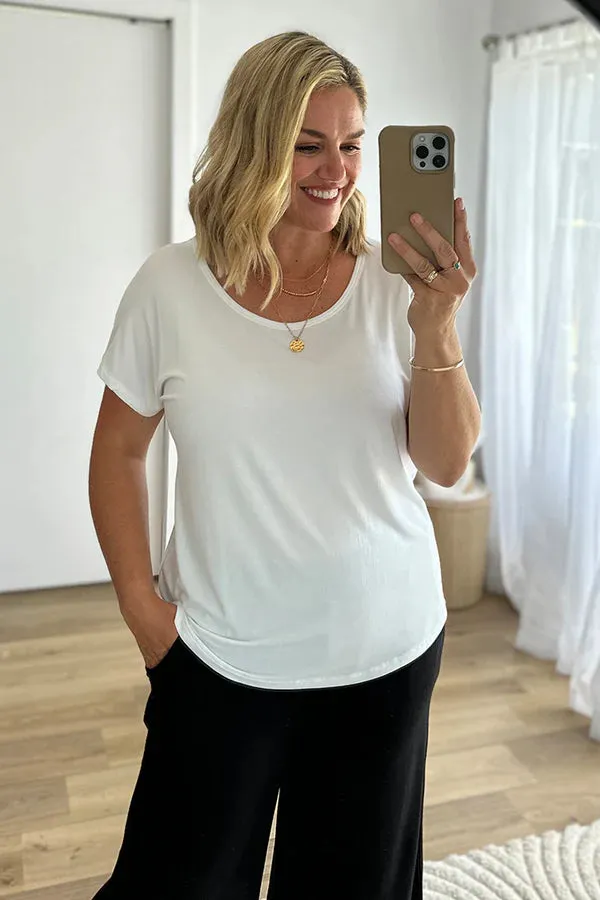 Organic Bamboo Eadie Maternity Top