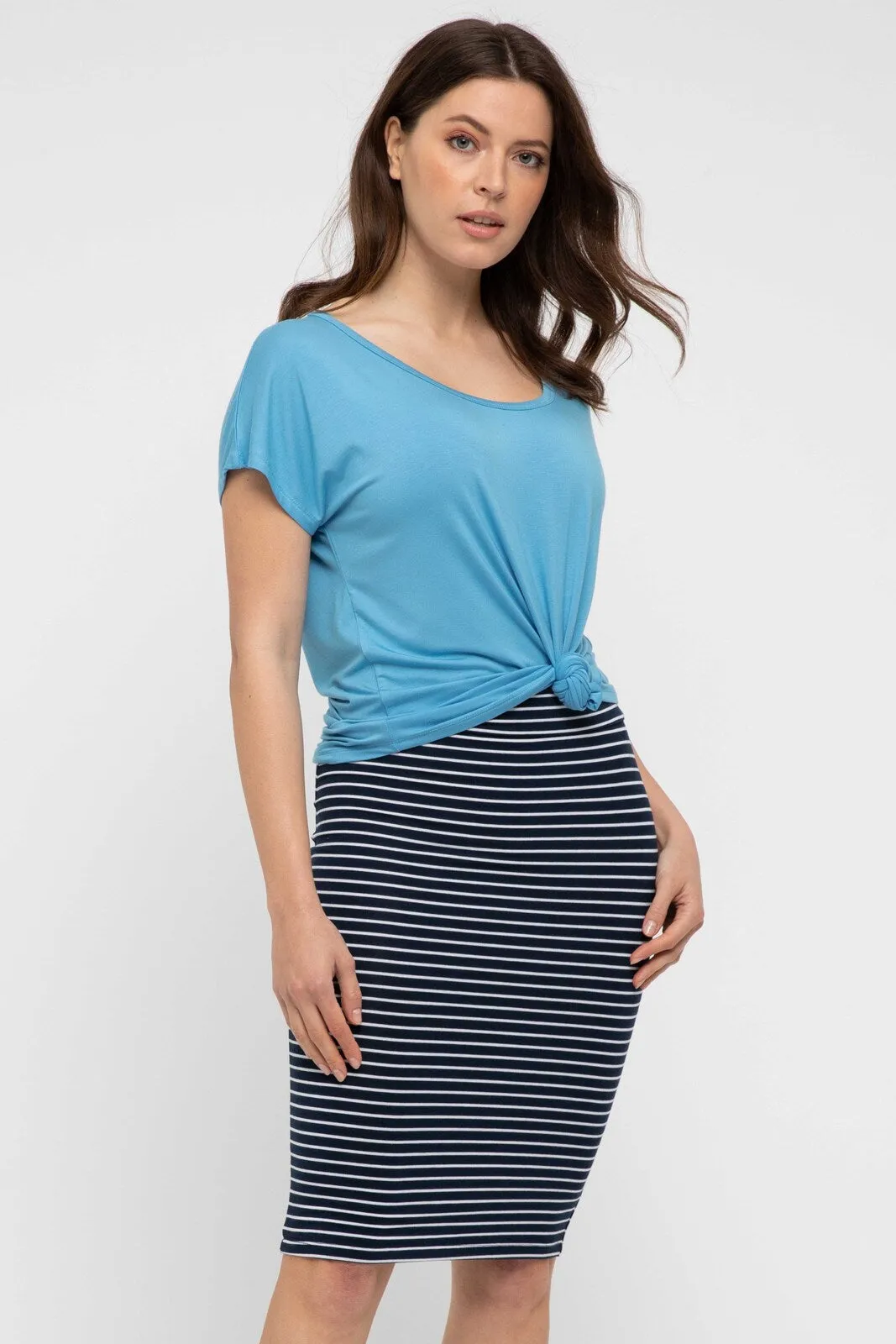 Organic Bamboo Maternity Tube Skirt