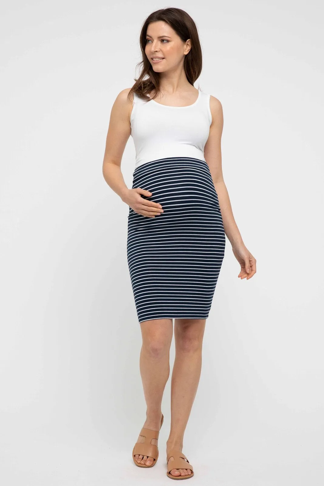 Organic Bamboo Maternity Tube Skirt