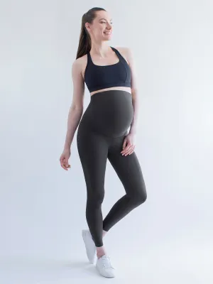 OVER THE BUMP MATERNITY SHAPE PANTS, LIMESTONE