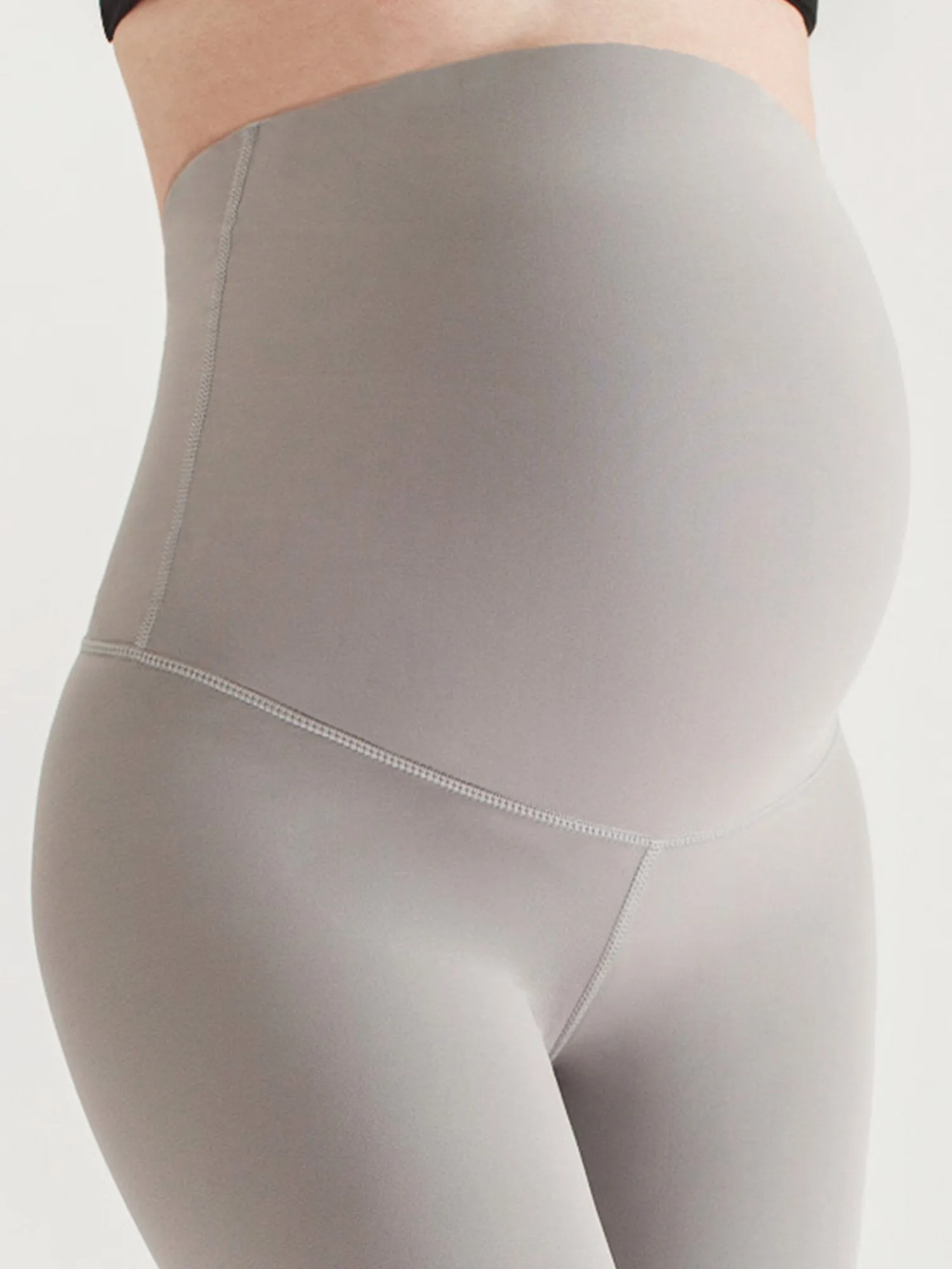 OVER THE BUMP MATERNITY SHAPE PANTS, LUNAR GREY
