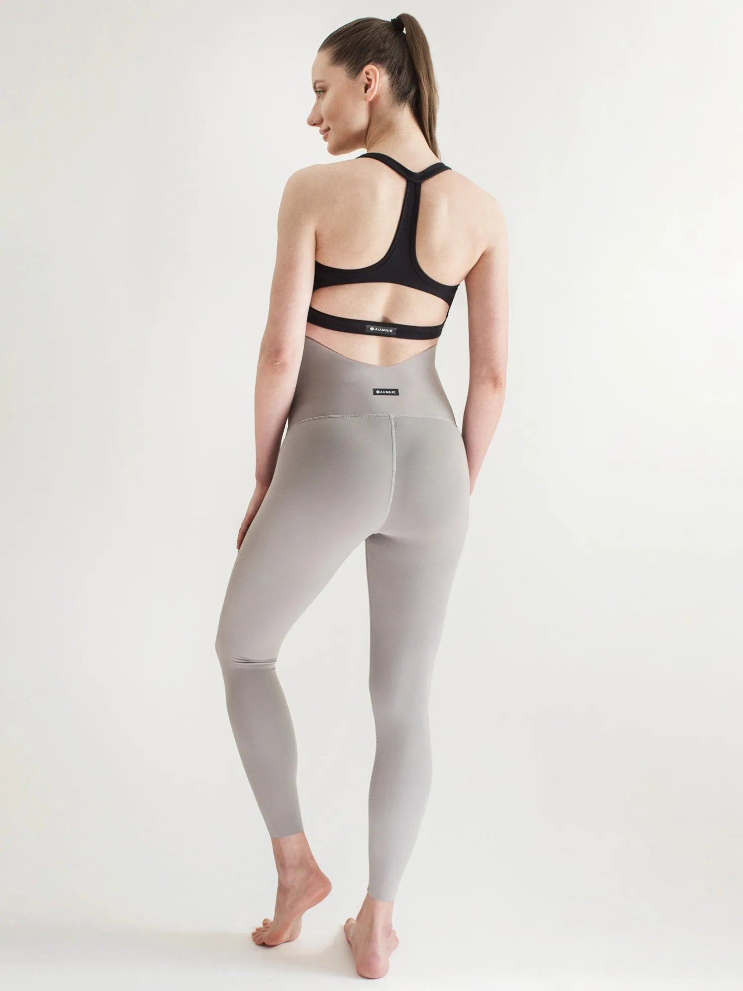 OVER THE BUMP MATERNITY SHAPE PANTS, LUNAR GREY