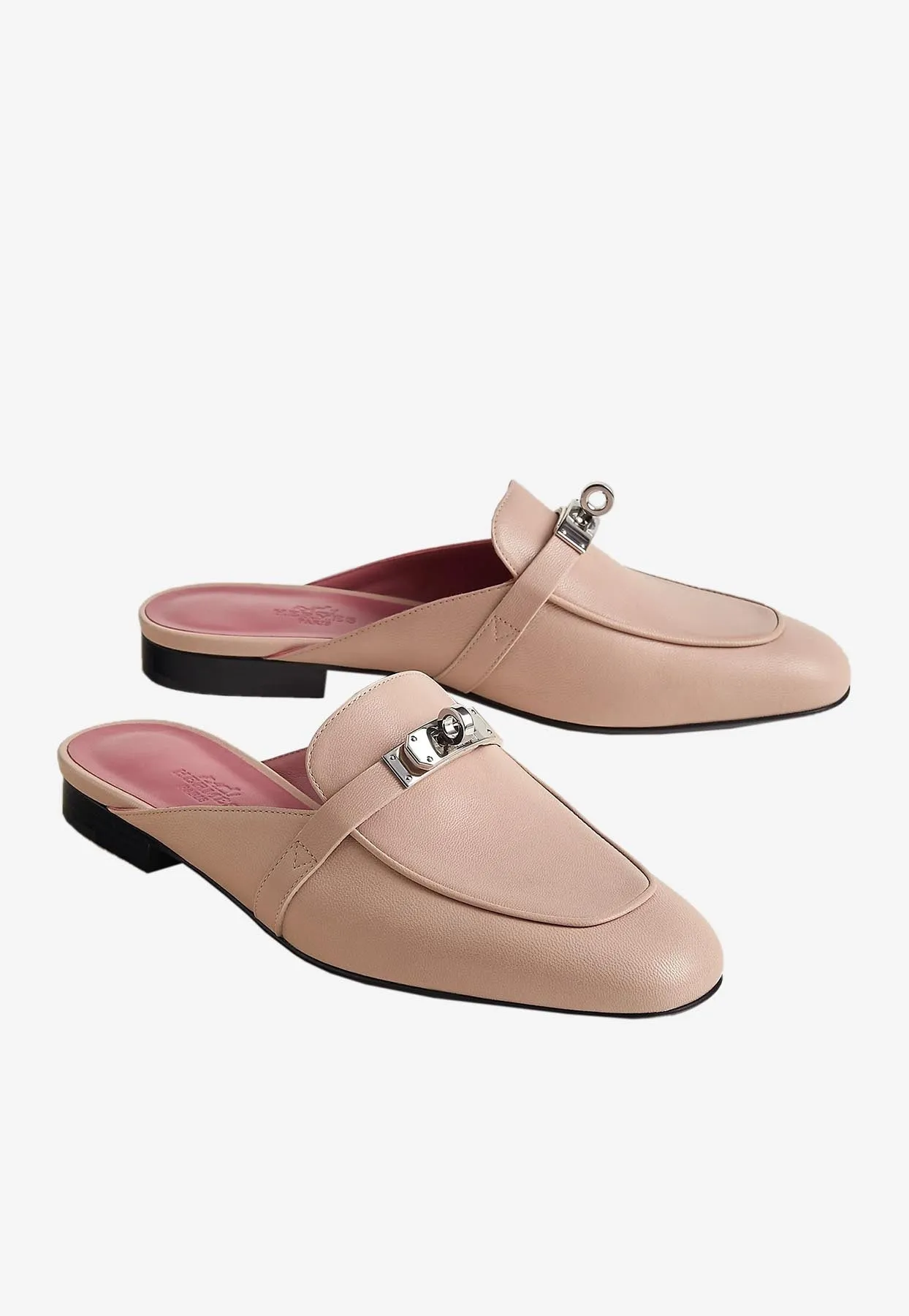Oz Mules in Goatskin with Palladium Kelly Buckle