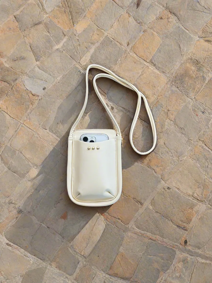 Parker Phone Crossbody Bag | Cream