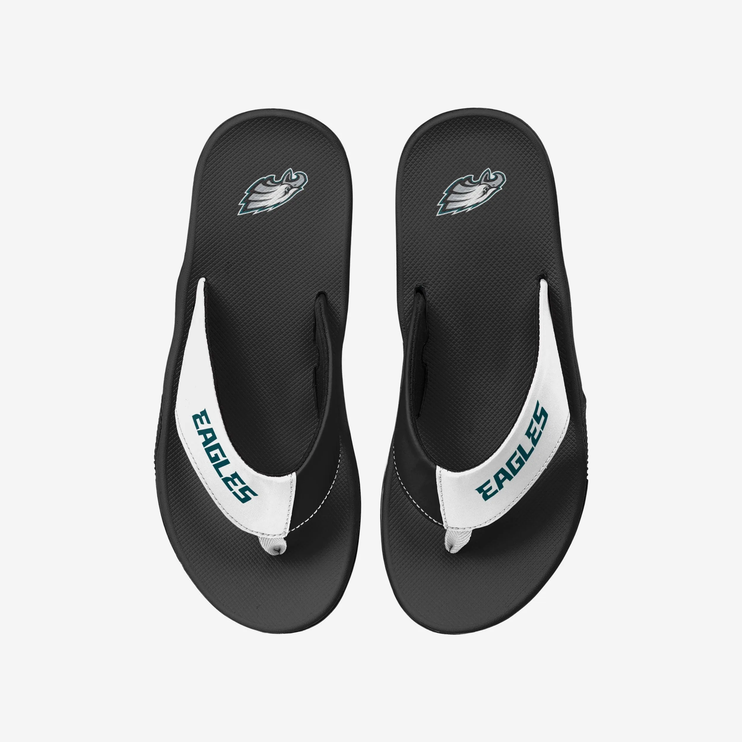 Philadelphia Eagles Team Color Contour Flip Flop