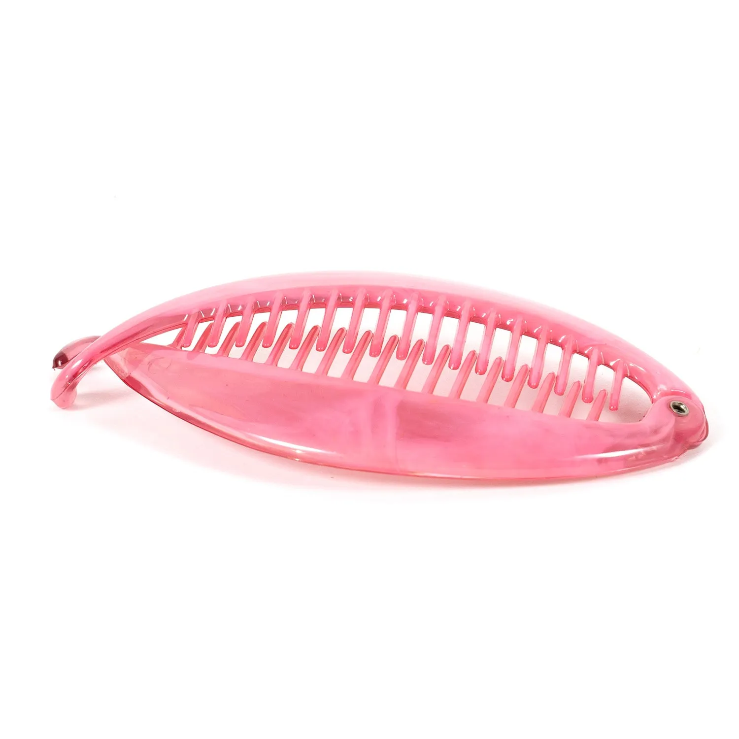 Pink Color Plastic Banana Clip