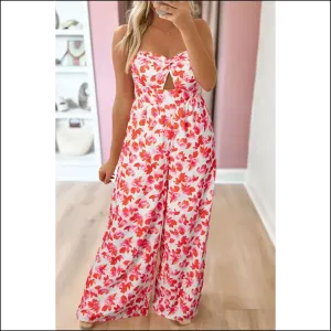 Pink Floral Jumpsuit: so Good, It's  Twisted Bandeau! 🌸 Needful Things