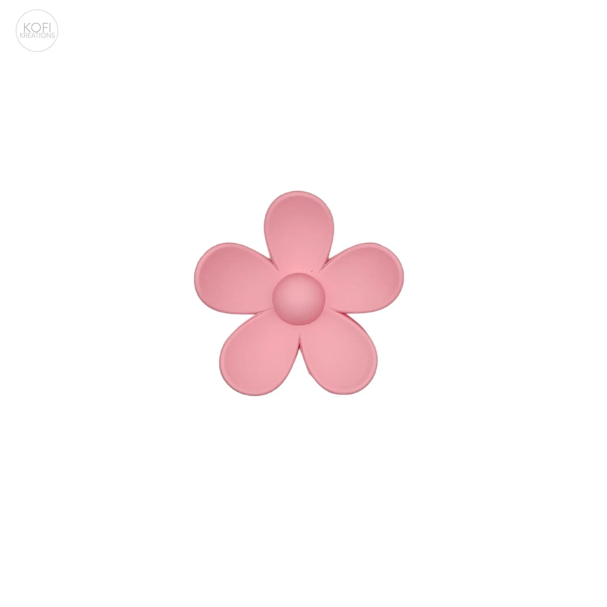 Pink Flower - Hair Claw