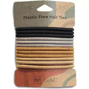 Plastic Free Hair Ties - Pack of 12