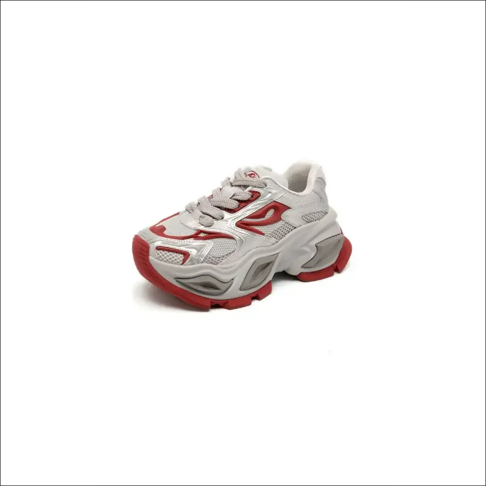 Playful Contrast Chunky Platform Athletic Shoes