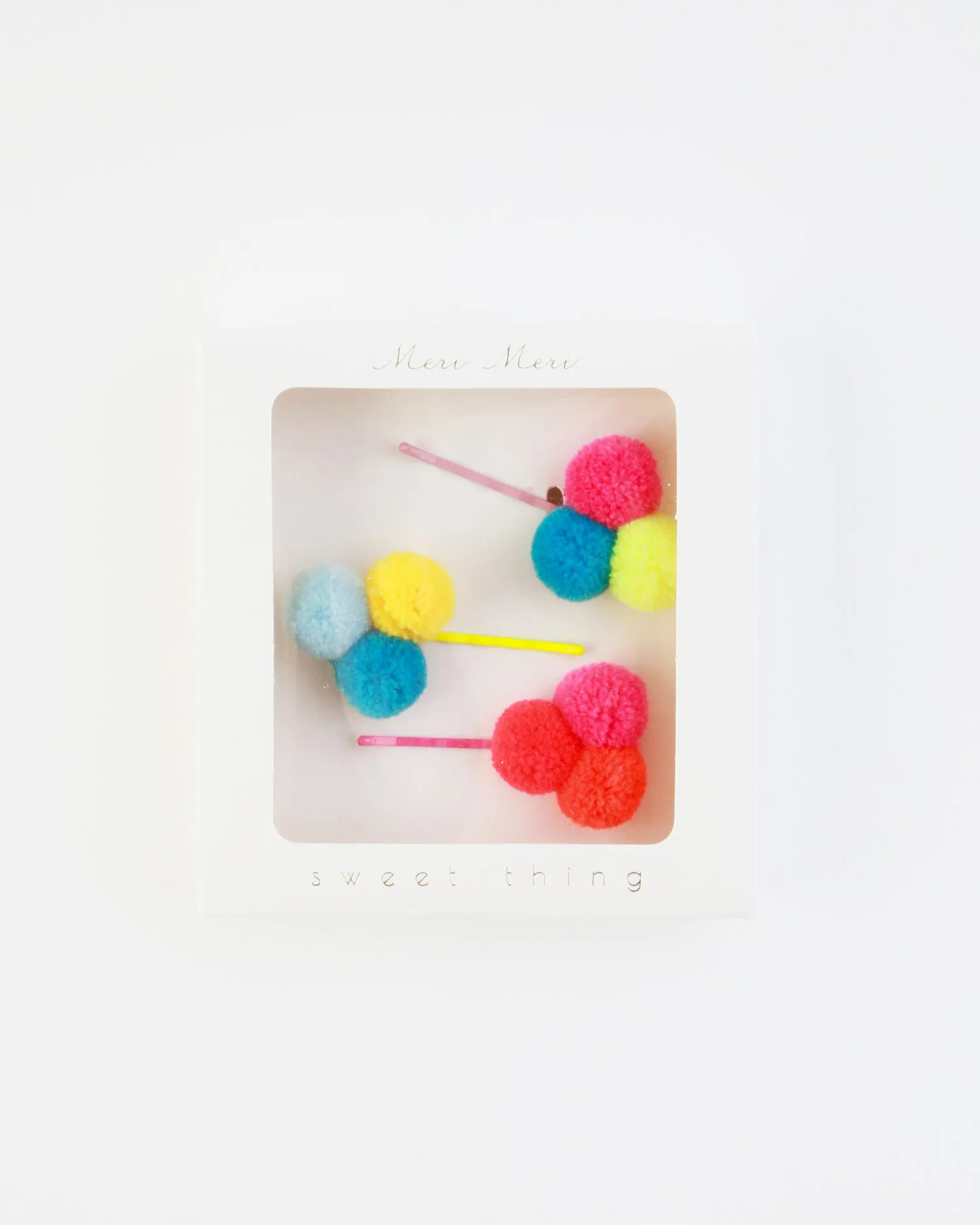 Pom Pom Hair Pins