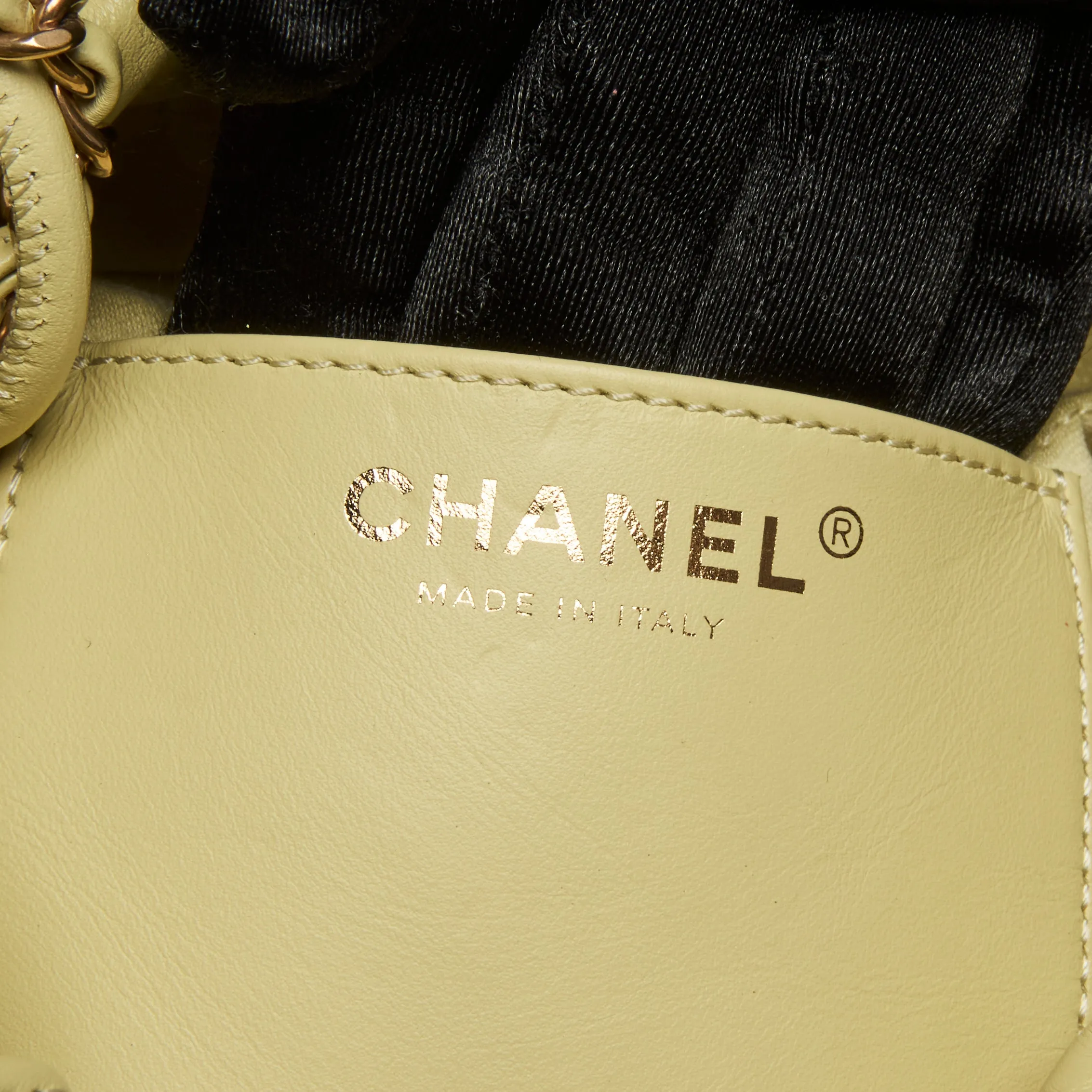 Pre-Loved Chanel™ Yellow Soft Leather Crossbody Bag