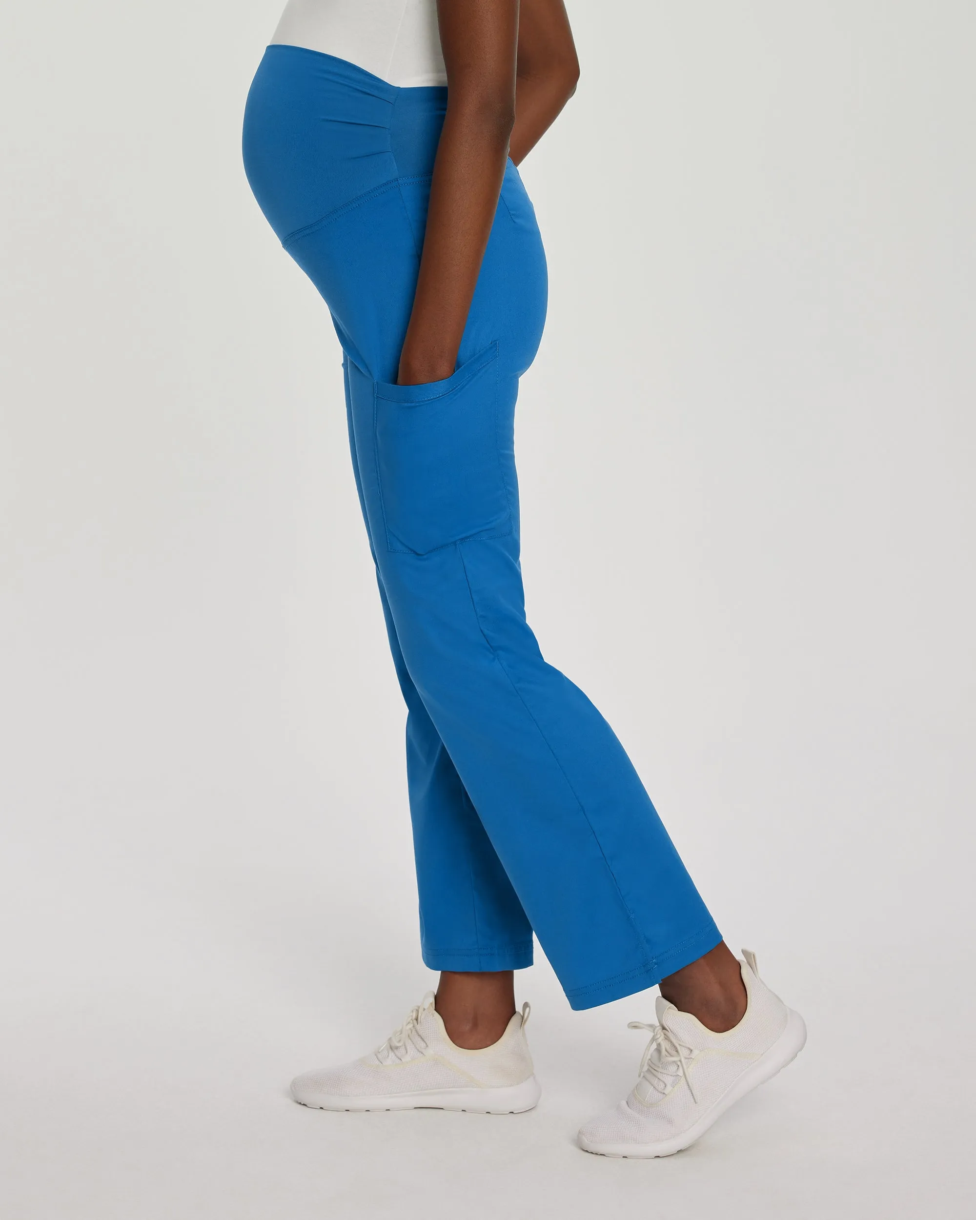 ProFlex 2399 Women's Maternity Scrub Pants Royal