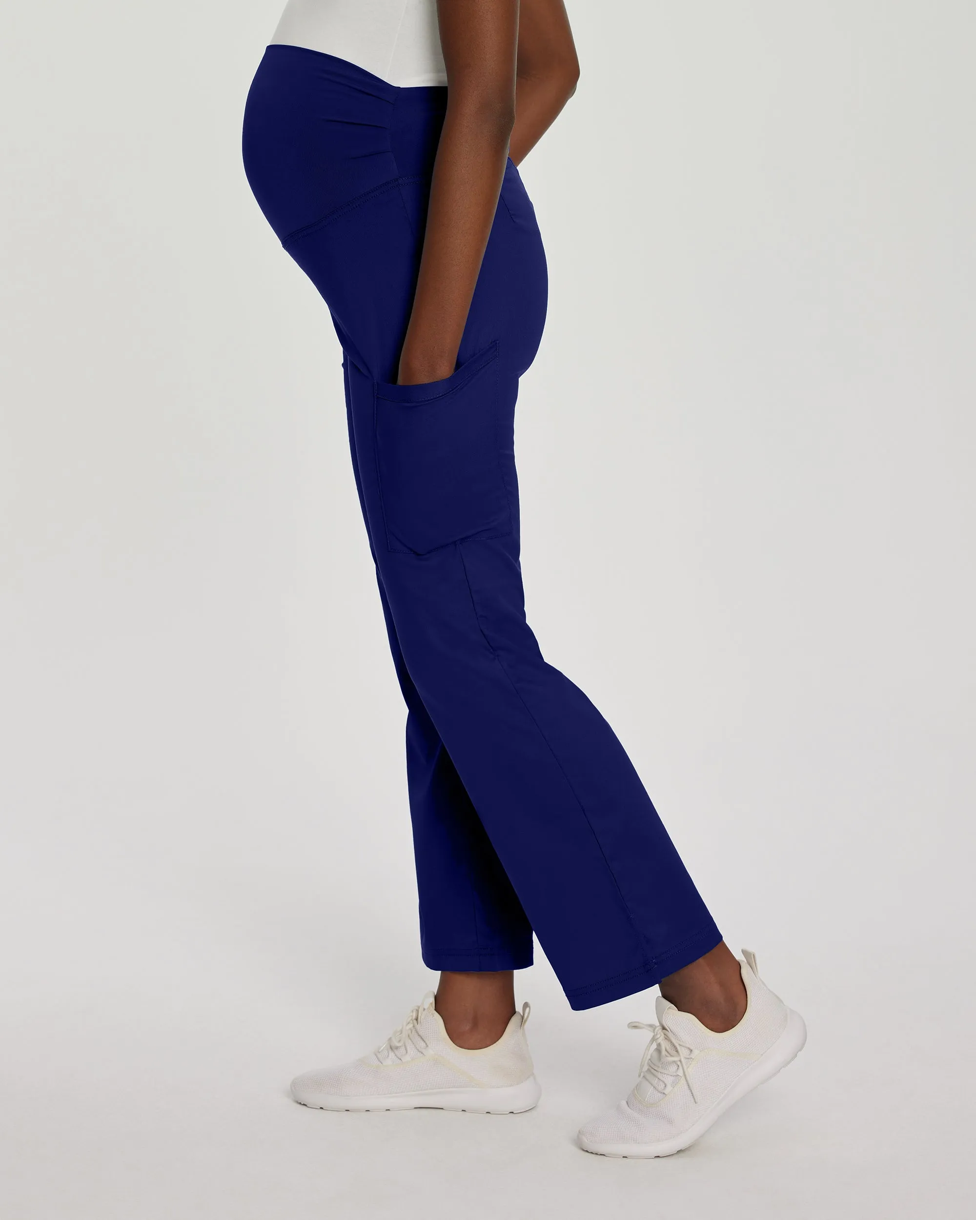 ProFlex 2399 Women's Maternity Scrub Pants True Navy