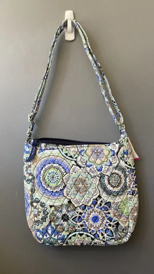 Quilted Paisley Crossbody Bag