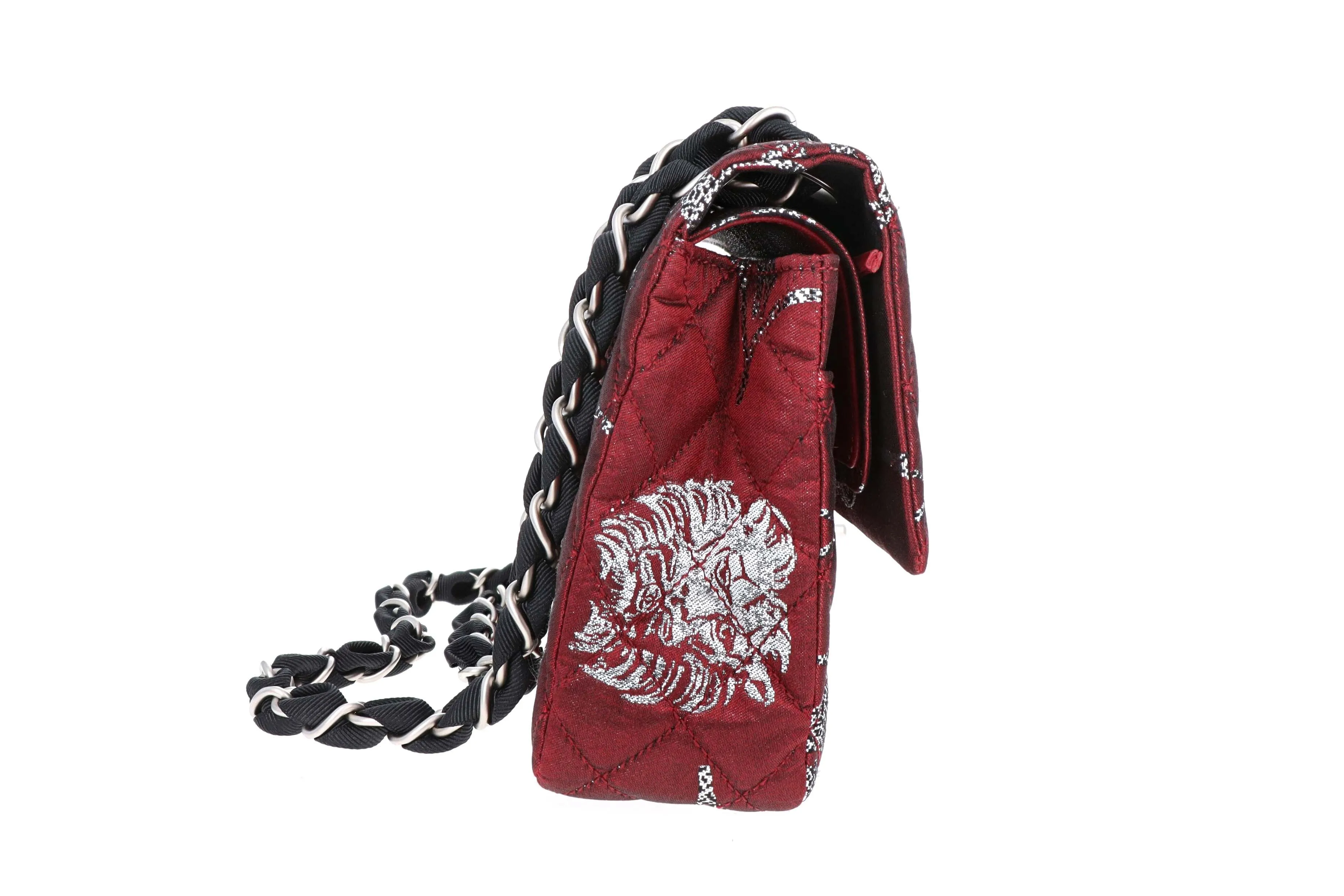 Rare Limited Edition Chanel Paris-Moscow Lion Brocade Double Flap Bag