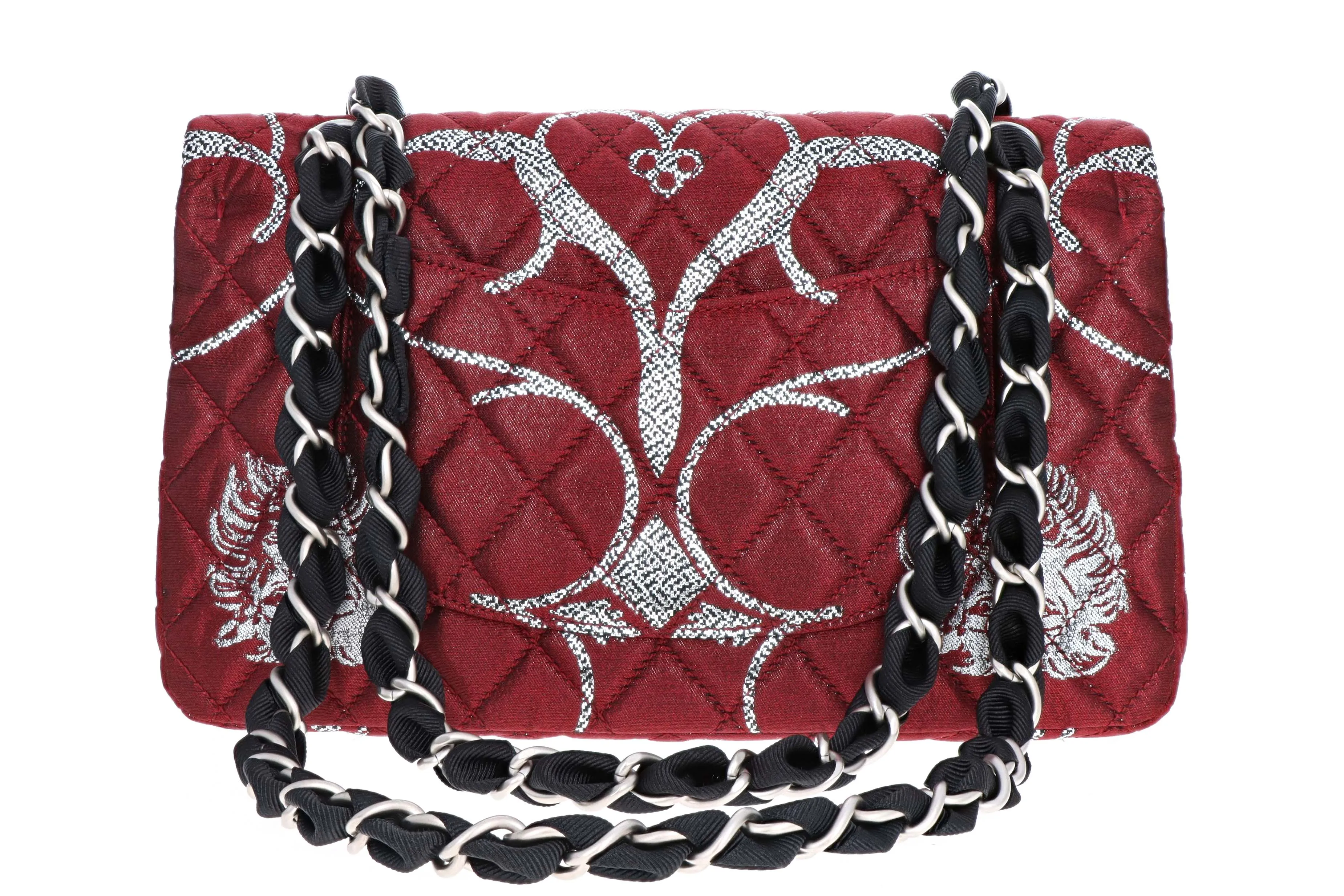Rare Limited Edition Chanel Paris-Moscow Lion Brocade Double Flap Bag