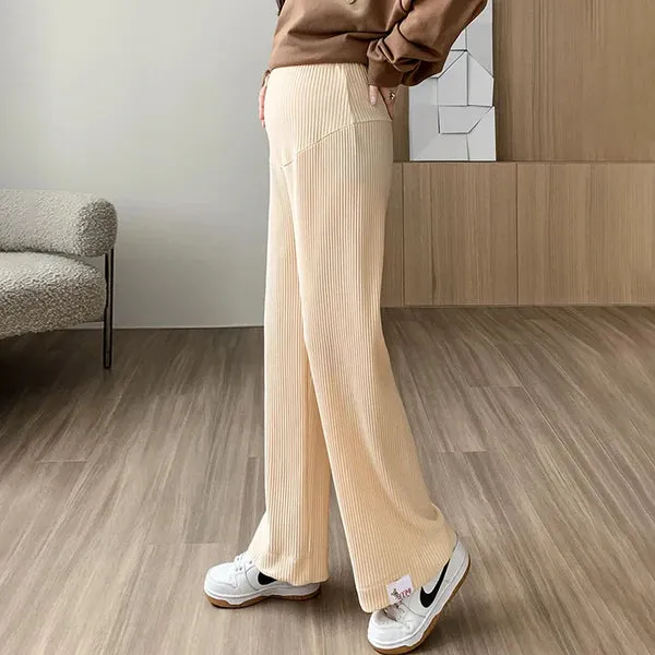 Ribbed Knit Maternity Pants