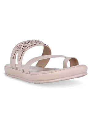 Rocia By Regal Lilac Women Laser Cut One Toe Flats