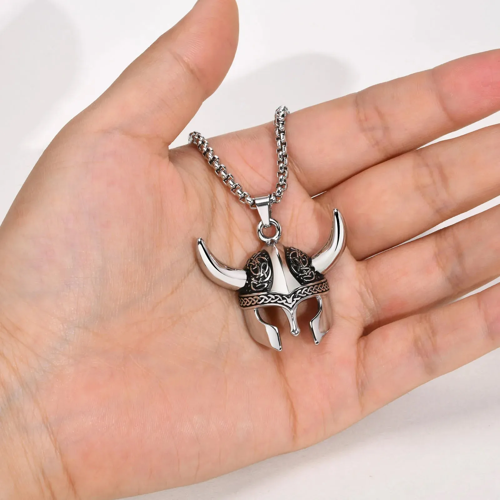 Rock Punk Headwear Style Necklaces for Men