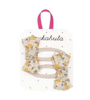 Rockahula Ditsy Twisty Bow Clips